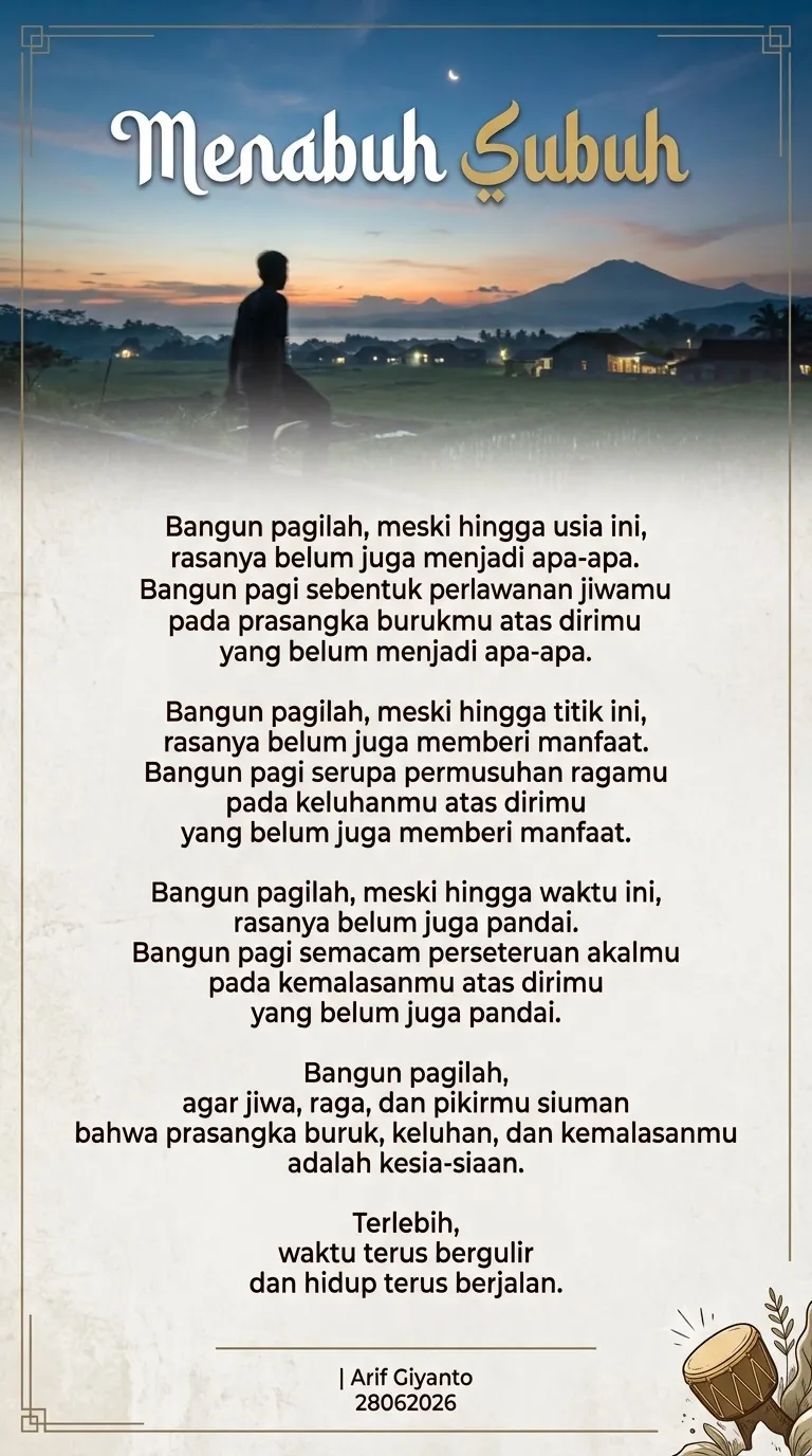 Jogja Daily | Menabuh Subuh